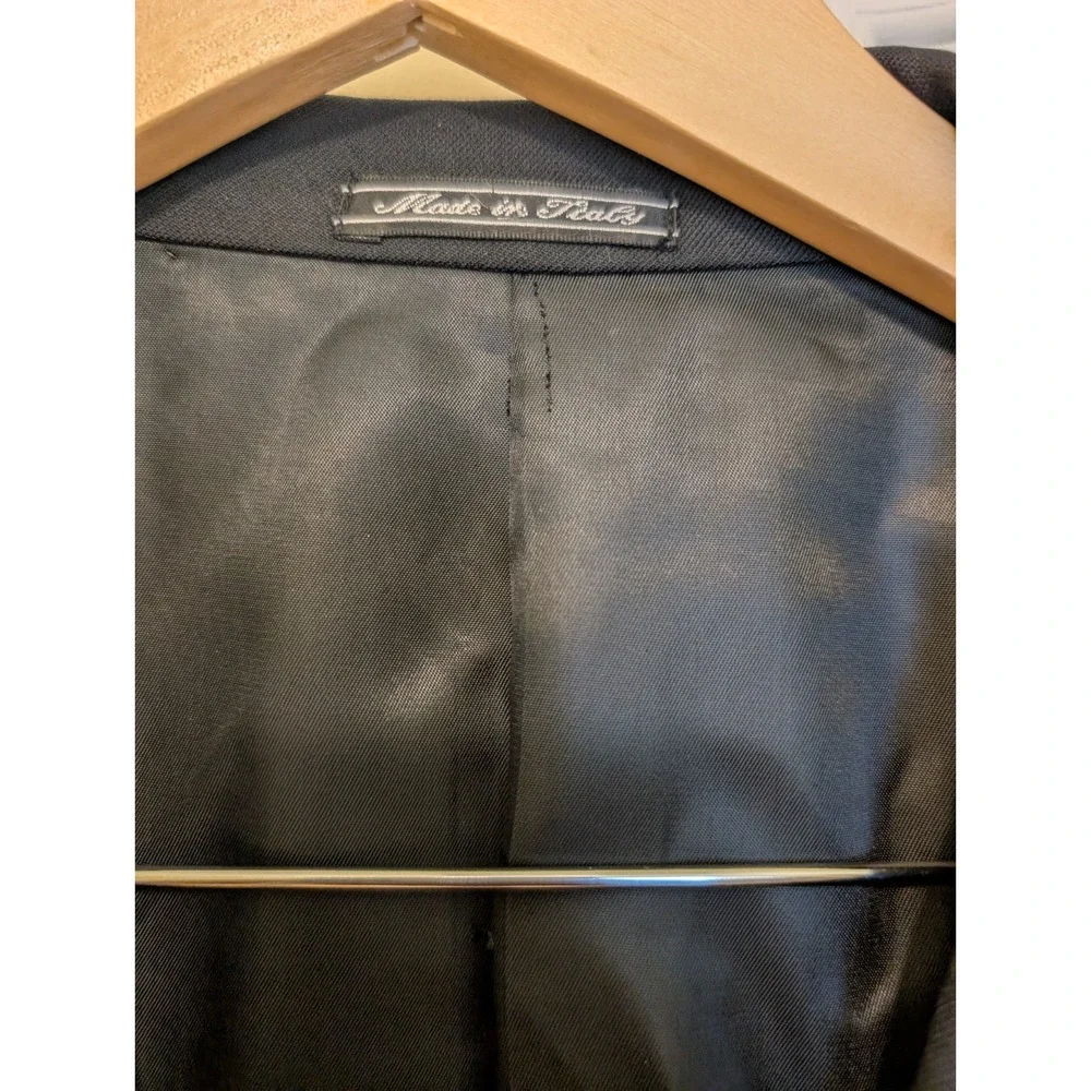 Hilton Mens Black Suit Made In Italy